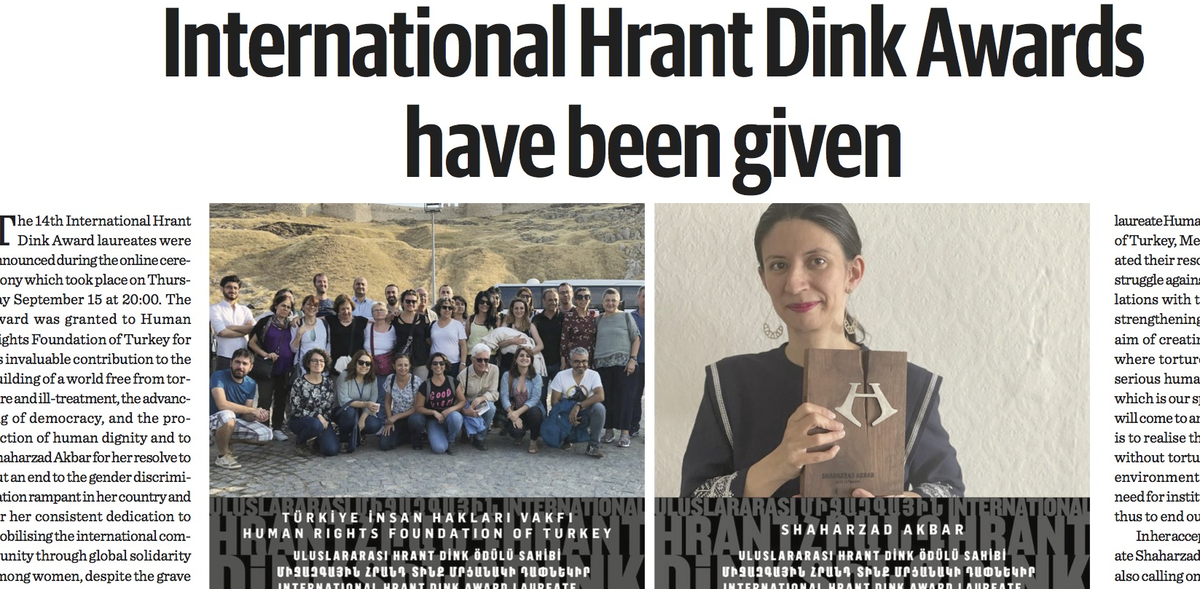 This week in the English version of digital Agos (e-newspaper):